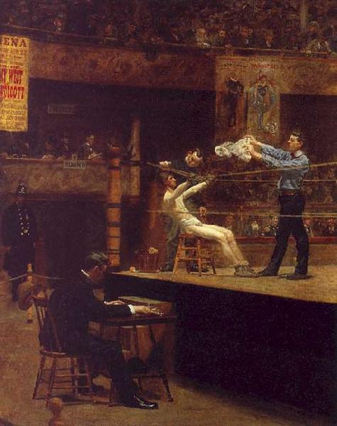 Thomas Eakins Between Rounds oil painting image